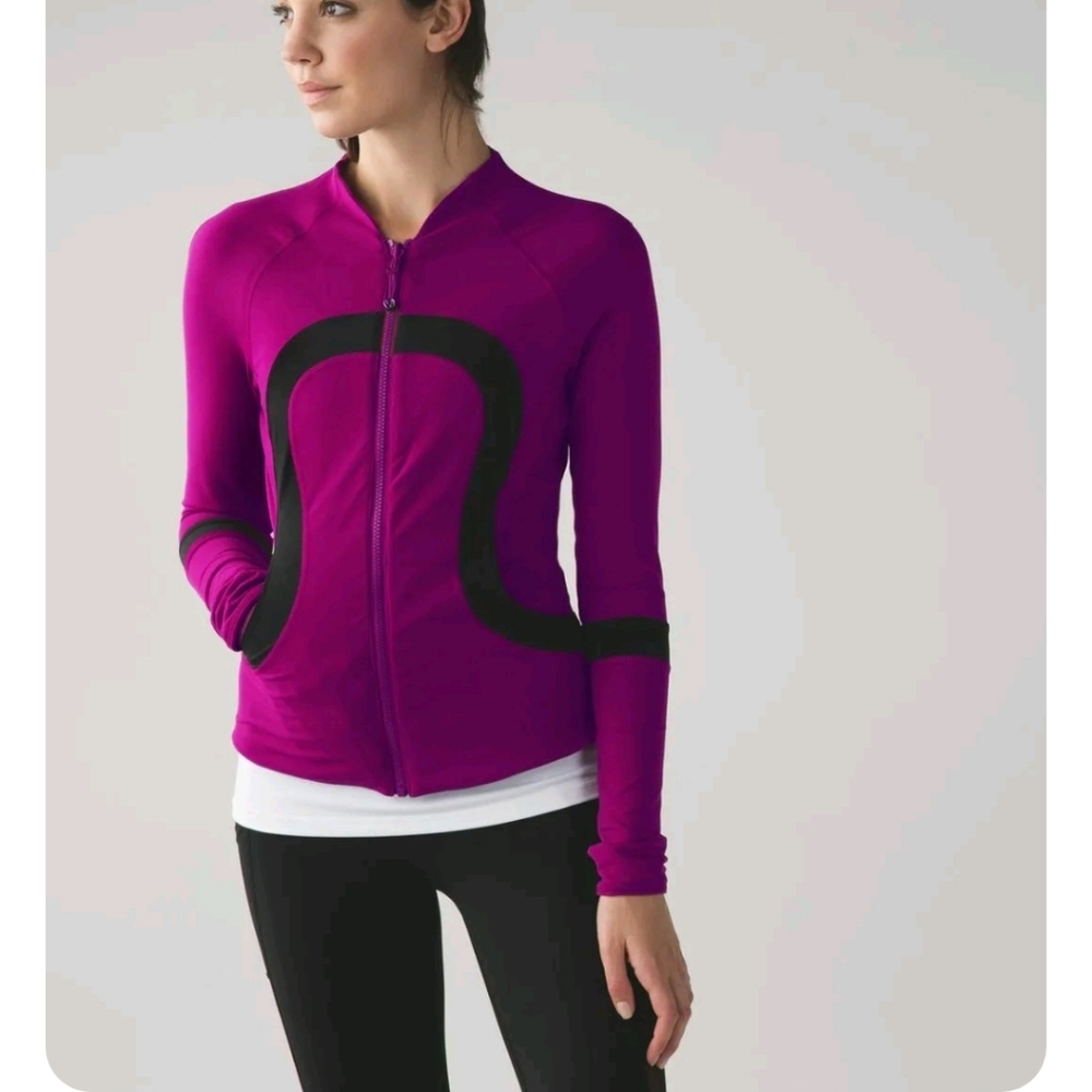 Lululemon plum bliss reversible jacket